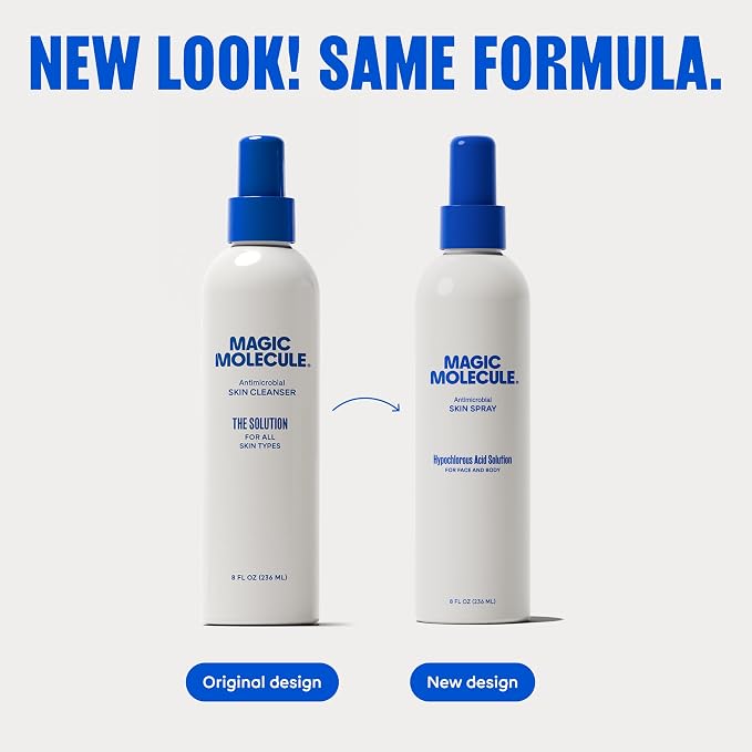 Magic Molecule Skin Cleanser for All Types, Hypochlorous Acid Spray Helps Heal - Image 2