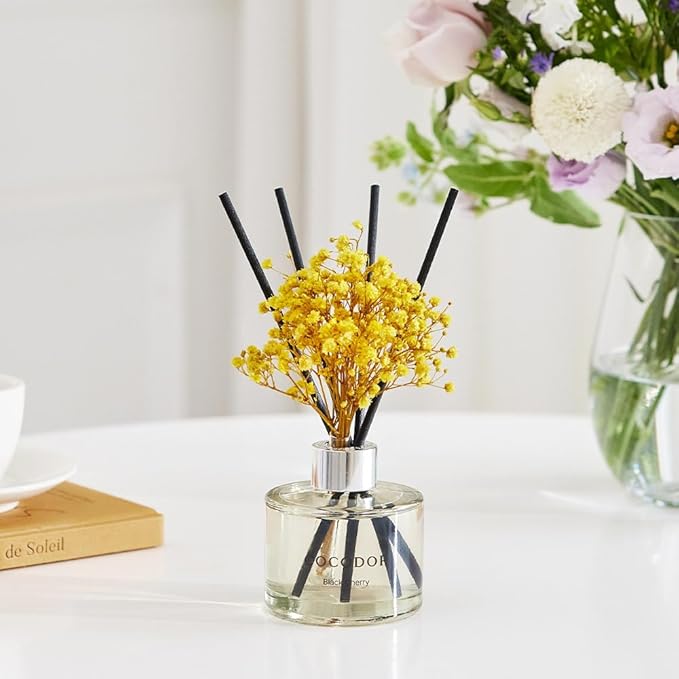 COCODOR Preserved Real Flower Reed Diffuser/Lemon Eucalyptus / 6.7oz / 2 - Image 6