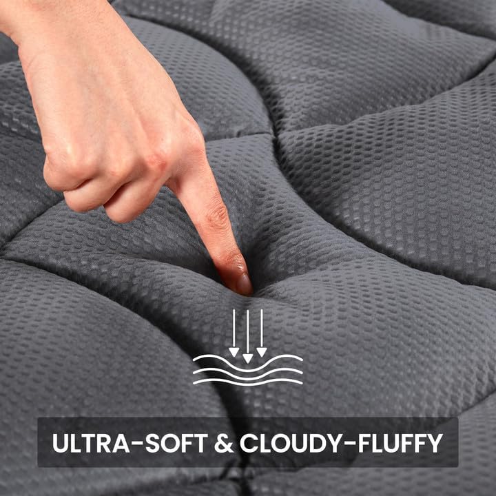 SLEEP ZONE Full Size Cooling Mattress Topper - Image 3