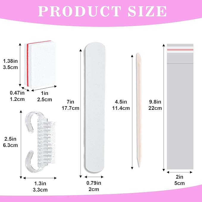 20 Sets Disposable Manicure Kit Basics 4 Piece Nail Kit - Image 6