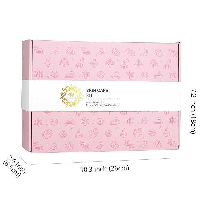Mother's Day Gifts for Mom, Rose 23 Pcs Facial Skin Care Set, Bath and Body - Image 8