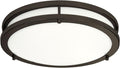 LB72121 LED Flush Mount Ceiling Light, 12 inch, 15W Dimmable 1200lm, 4000K Cool by Light+Blue+USA