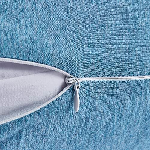 Oubonun 21 x 54 Inch 100% Jersey Cotton Long Body Pillow Cover - Image 4