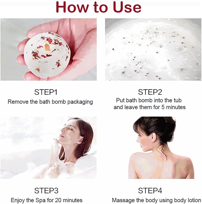 Bath Bombs for Women Spa Gift Set - Image 7