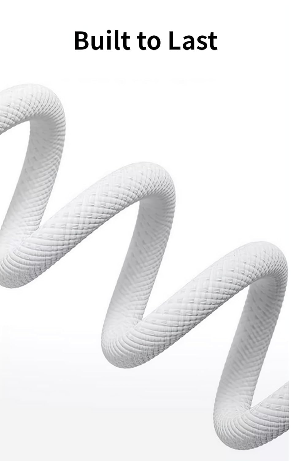 [6.6ft 2-Pack] iPhone 16 Pro Max CarPlay USB-C Cable MFi Certified Woven iPhone 16 Car Charger USB A to Type C Charge Cord Fast Charging for Apple iPhone 15 Pro Max/15Plus/16 Plus, iPad 10 (White)