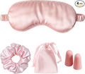 Silk Satin Sleeping Eye Mask, Soft Breathable Blackout Eyeshade Eye Cover by LCBD