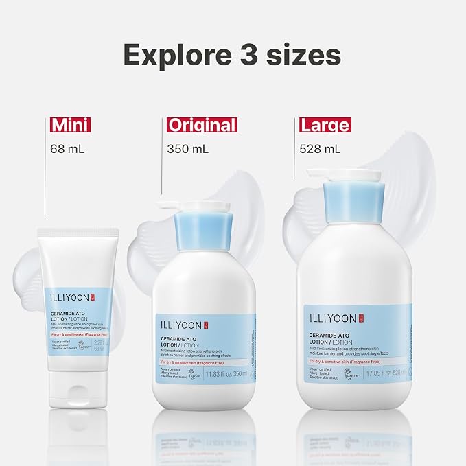 ILLIYOON Ceramide Ato Lotion 528ml | Daily Moisturizing Lotion - Image 9