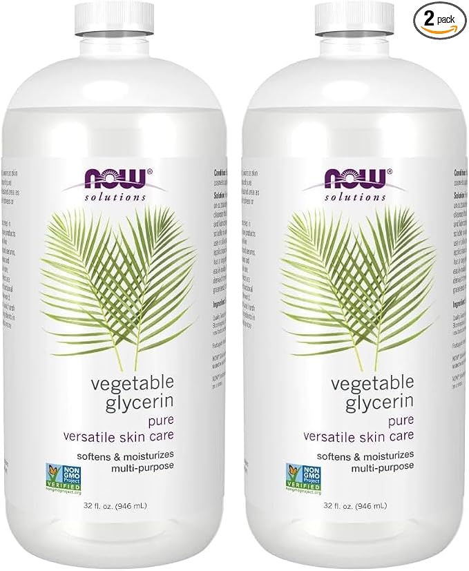 NOW Foods Solutions, Vegetable Glycerin, 100% Pure, Versatile Skin Care by NOW