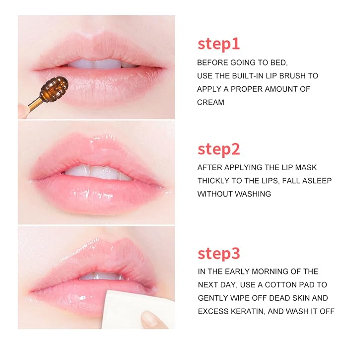 Bee Lip Balm Honey Pot, Fruit Moisturizing Propolis Lip Mask, Lip Mask - Image 7