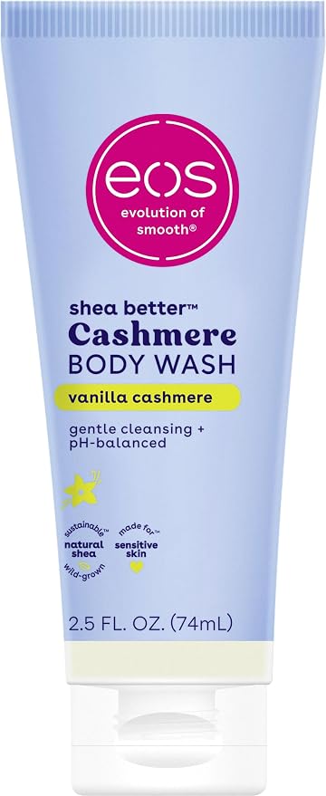 eos Travel Vanilla Cashmere Body Wash- Travel Size Body Wash, Moisturizing by eosproducts