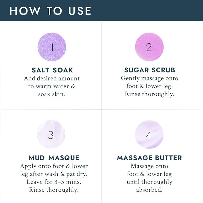VOESH Pedi in a Box 4 Step Jasmine Soothe - Image 3