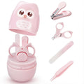 Baby Nail Kit with Cute Owl Case – Newborn Manicure & Pedicure Set with Nail by PIXFAIRY