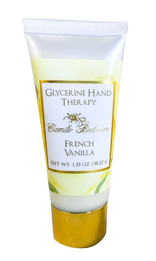 Camille Beckman Glycerine Hand Therapy Cream, French Vanilla, 1.35 Ounce by CamilleBeckman