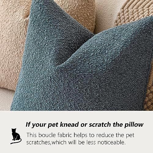 Foindtower Cozy Textured Boucle Lumbar Throw Pillow Covers 12x20 Inch - Image 4