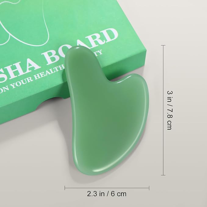 rosenice Gua Sha Facial Tools Guasha Tool Gua Sha Jade Stone Manual Massage - Image 7