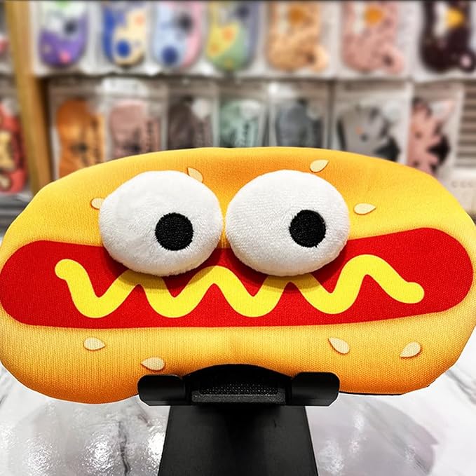 PERFECTSIGHT Sleep Eye Masks, Cute Plush Sleep Eye Cover Lightweight Adjustable - Image 6