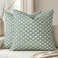 MIULEE Floral Print Decorative Pillow Covers 20x20 by MIULEE