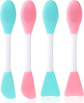 4 Pcs 2 in 1 Double-Sided Facial Scrubber Brush Tool, Facial Cleansing Brush by Unknown