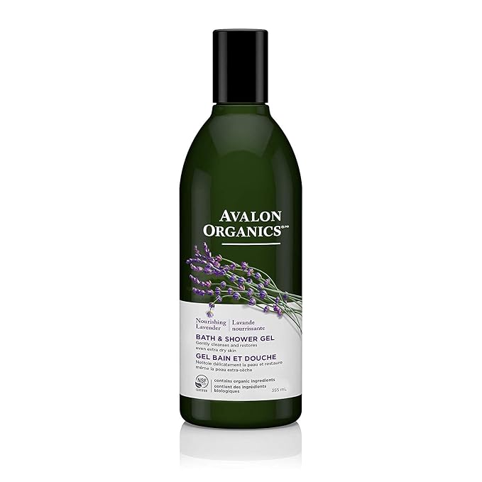 Avalon Organics Bath & Shower Gel, Nourishing Lavender, 12 Oz by Avalon