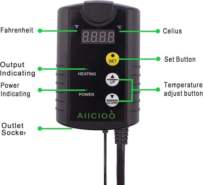 Aiicioo Under Tank Heater Thermostat - Image 6