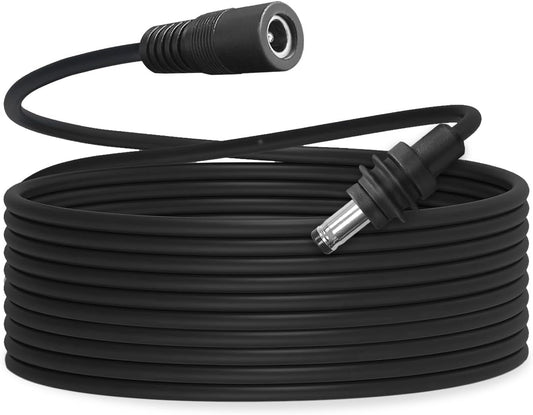 DC5521 Power Extension Cable for Starlink Mini,10FT 25FT 50FT 16AWG DC 5.5mm*2.1mm Cord for Starklink Mini Work with 20V/65W+ PD Source (25FT Female to Male)