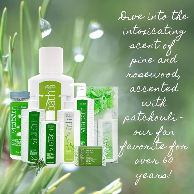 Vitabath Original Spring Green Moisturizing Bath & Shower Gel Wash Intoxicating - Image 5