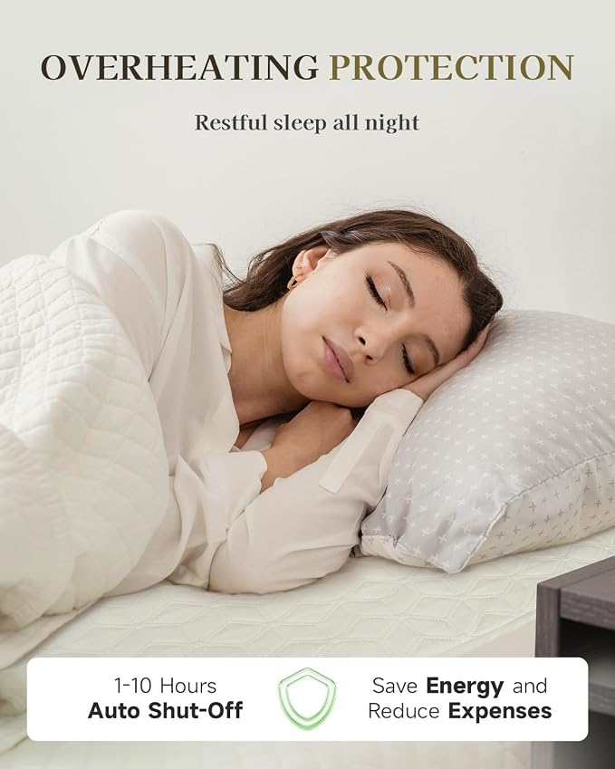 Gotcozy Heated Mattress Pad King Size Dual Control - Image 5
