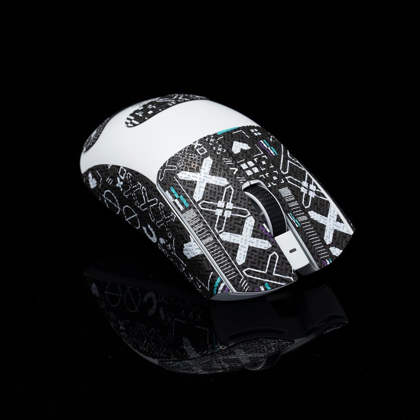 Grip Tape for Razer Viper V3 Pro - Anti-Slip,Enhanced Control, Sweat Resistance,Improves FPS Gaming Grip & Mouse Protection [Pre-Cut] Black Purple