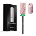 MelodySusie Ceramic Nail Drill Bits, 3/32'' Chamfer Flat Top Large Barrel Bits by MelodySusie