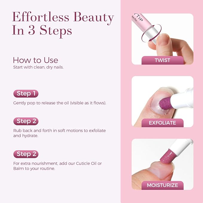 Ceramic Cuticle Pusher & Oil Pen, 2ml Rose/Lavender/Fragrance Free Scented Nail - Image 6