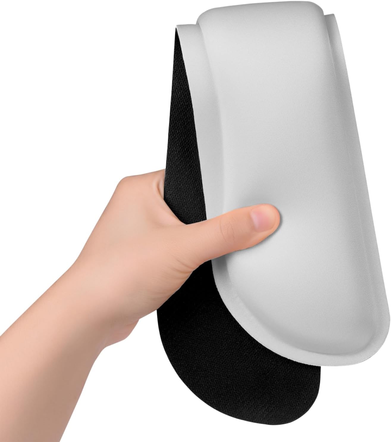 Dapesuom Enlarge Keyboard Wrist Rest, Cute Memory Foam Keyboard Wrist Cushion for Computer Desk Mats Support, Typing Pain Relief Ergonomic Mouse Pad Rests with Non-Slip Base for Gaming, Laptop, Gray