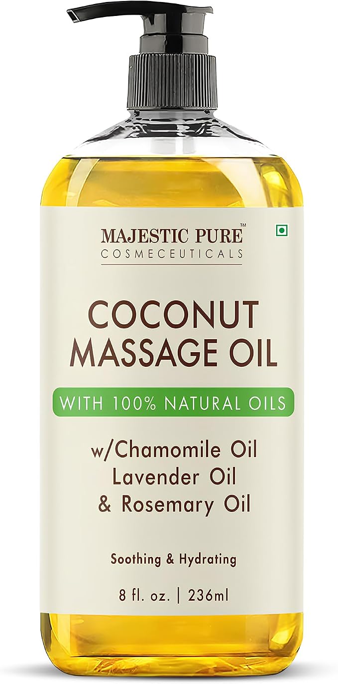 MAJESTIC PURE Coconut Massage Oil by BeautyandPersonalCare