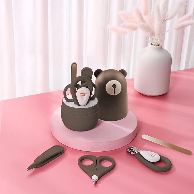 Baby Nail Clippers Set with Cute Case, Infant Fingernail and Toenail File Kit - Image 2