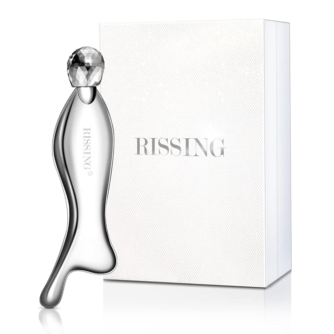 4-in-1 Gua Sha Tools: Stainless Steel Gua Sha Tool, Portable Box, by RISSING