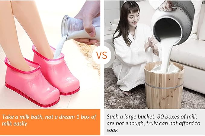 Massage Foot Bath Shoes Portable Feet Soaking Tub, Movable Foot Soaker Pedicure - Image 3