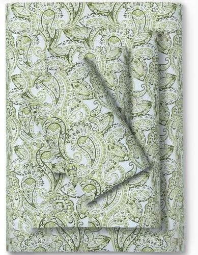 Feather & Stitch 100% Cotton Sateen 500 TC Cal King Size Bed Sheet Set by FEATHERSTITCHNEWYORK