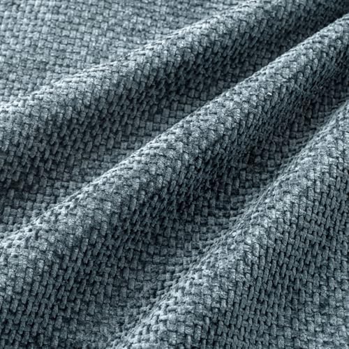 MIULEE Soft Decorative Chenille Pillow Covers Navy Blue 18x18 Pack of 4 - Image 3