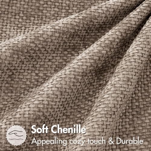 MIULEE Dercorative Lumbar Throw Pillow Covers 12x20 Inch Light Khaki 2 Pack - Image 7