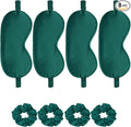 Satin Eye Mask 8Pcs Silk Sleep Masks Silky Blindfold Eyeshade Blackout Eyes by WJingYiJia