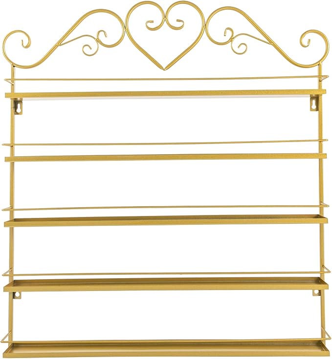 Nail Polish Organizer Wall Mounted, Metal Nail Polish Storage Holder - Image 7