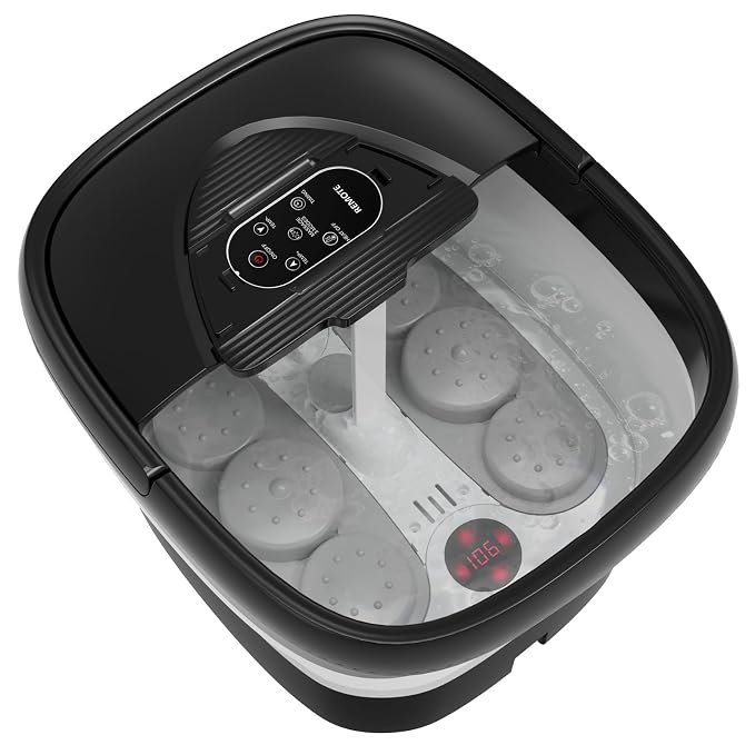 Collapsible Foot Spa with Heat and Remote, Heated Foot Bath Massager with Timer by Unknown