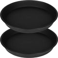2 Pack Bird Bath Bowl 14", 1.6" Depth, 13 14 15 16 17 20 24 inch Plastic by Bleuhome