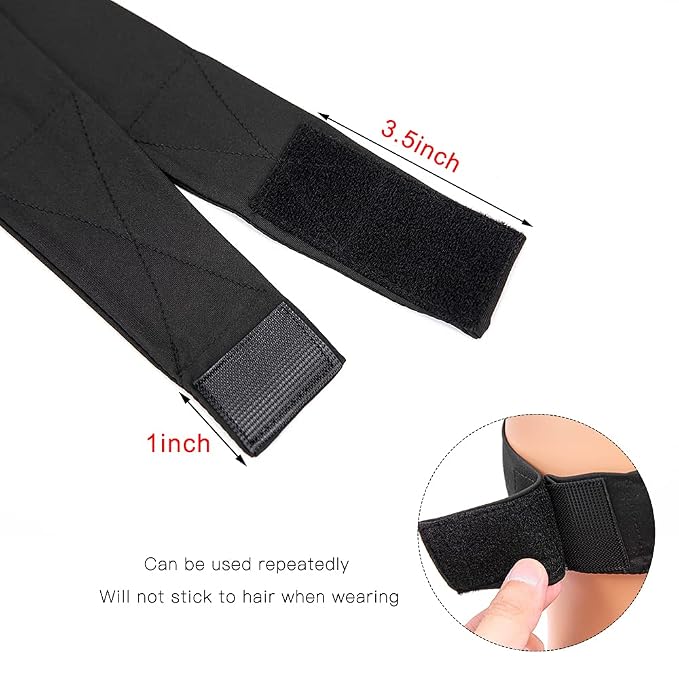 AliLeader 5Pcs Silk Headband for Making Wig Adjustable Soft Spa Headband - Image 5