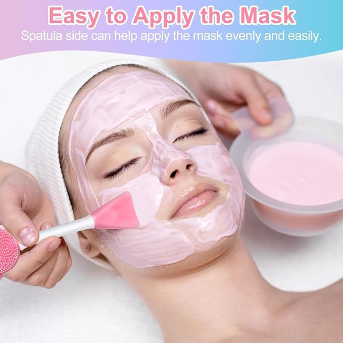 MUIIGOOD 2pcs Silicone Face Scrubber Face Mask Brush Exfoliating Lip Cleansing - Image 5