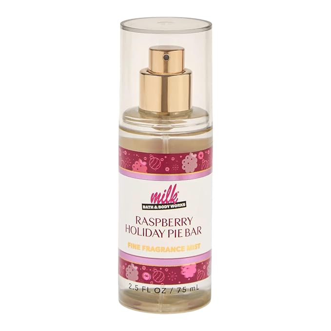 Bath and Body Works Raspberry Holiday Pie Bar Fine Fragrance Mist Travel Size by BathBodyWorks