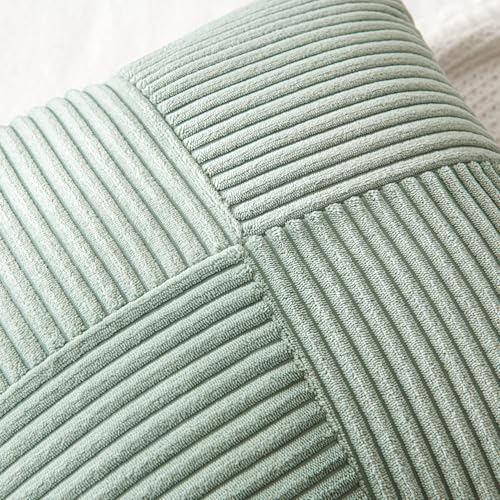 MIULEE Greyish Green Decorative Throw Pillow Covers - Image 2