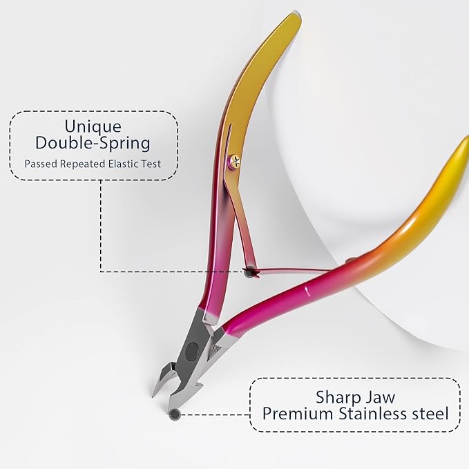 Cuticle Nippers Kit: Precision Nano-Coated Stainless Steel Cuticle Trimmer - Image 6