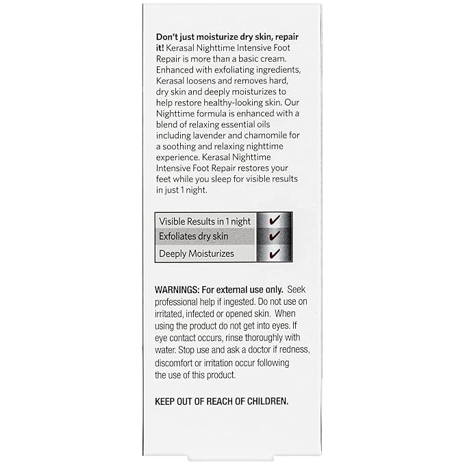 Kerasal Nighttime Intensive Foot Repair, Skin Healing Ointment - Image 11