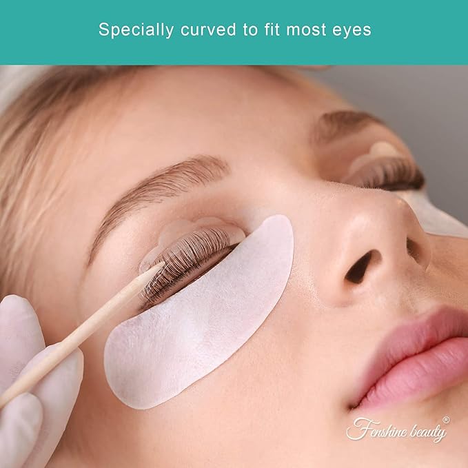 fenshine 200 Pairs Eyelash Extension Eye Pads Lint Free Hydrogel Eye Patches - Image 4