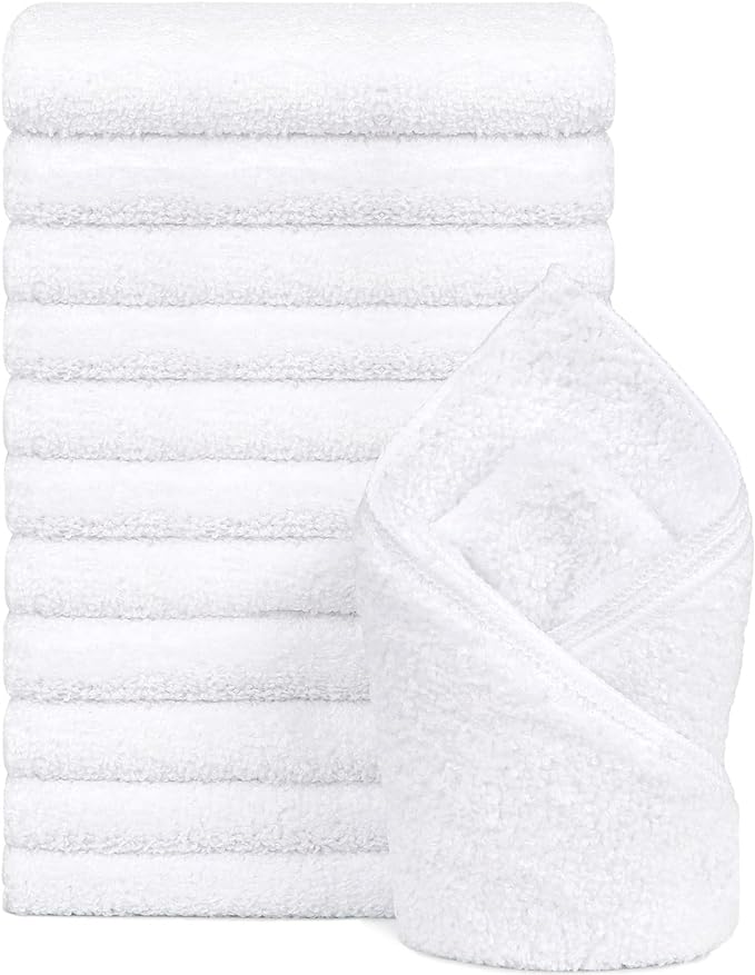 Orighty 12-Pack White Hand Towels by AllRightinOrighty
